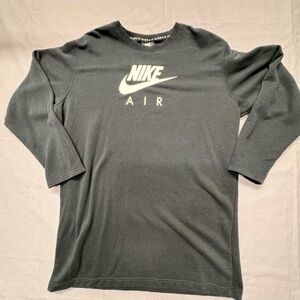 Nike Air Men's Black Long Sweatshirt Length Long
